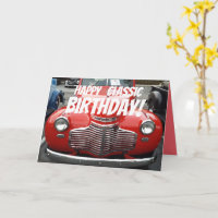 Classic 1941 Chevy Coupe Birthday