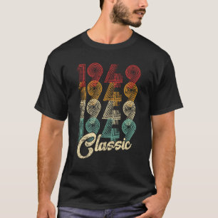 Classic 1949 Vintage 71st Birthday Gift T-Shirt