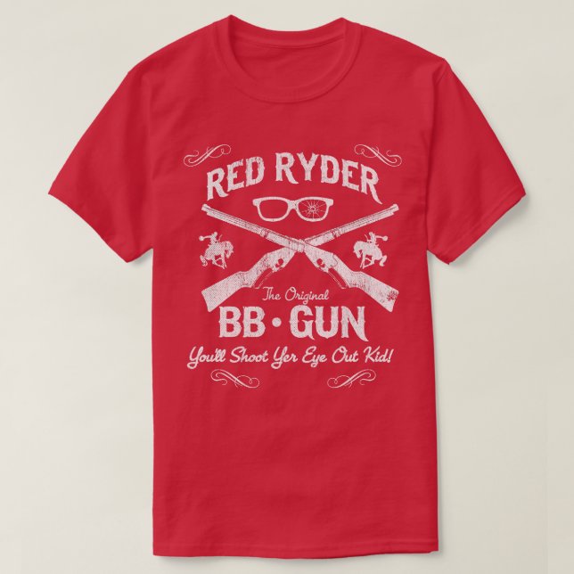 Classic 1950s Christmas Youll Shoot Your Eye Out T-Shirt (Design Front)