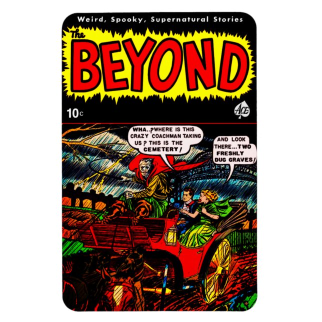 Classic 1950's The Beyond Flexible Magnet (Vertical)