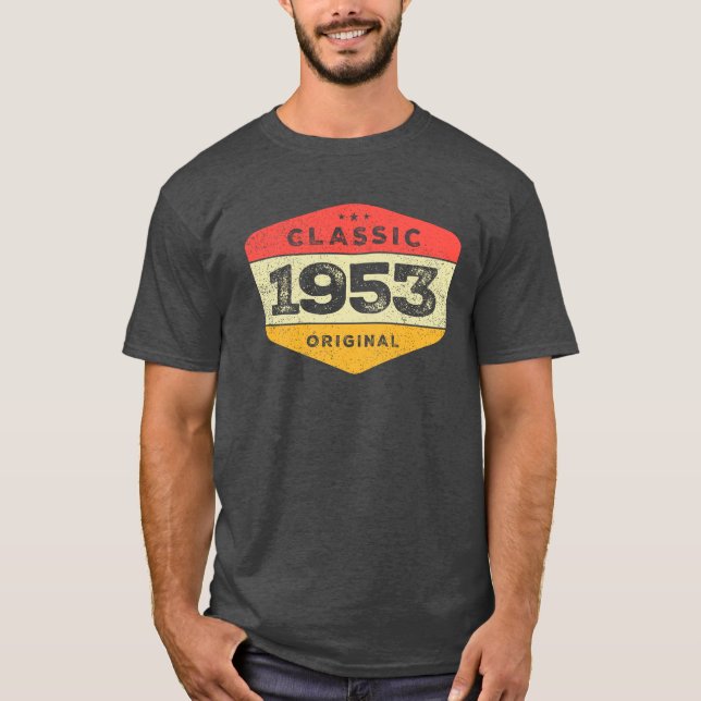 Classic 1953 70th Birthday Vintage T-Shirt (Front)