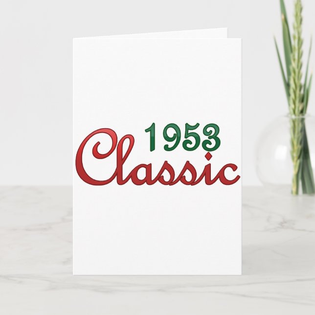 Classic 1953 card (Front)