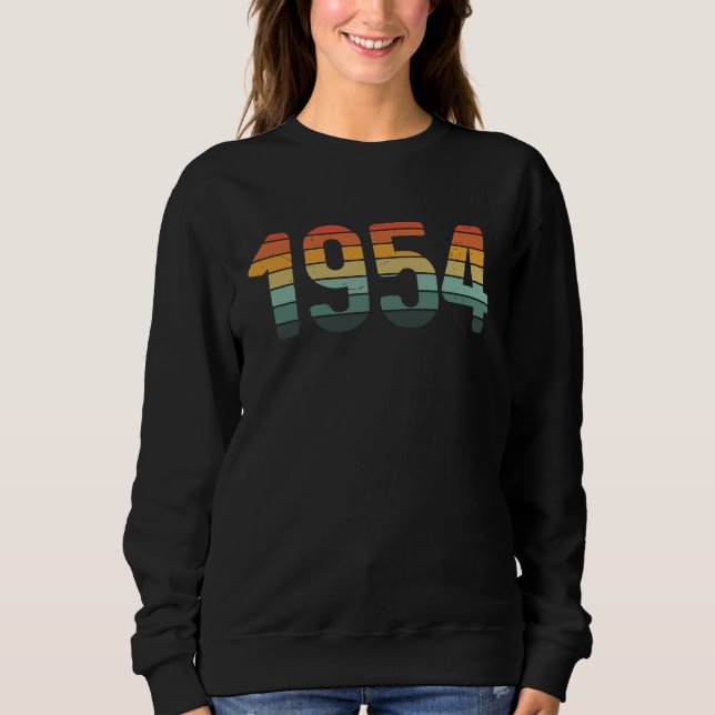 Classic 1954  BDay Vintage Sunset Sweatshirt (Front)