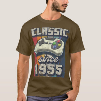 Classic 1955 67th Birthday Retro Video Game Contro T-Shirt