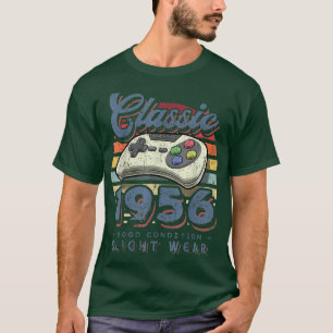 Classic 1956 66th Birthday Retro Video Game Contro T-Shirt