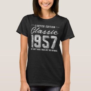 Classic 1957 B Day Vintage Fun Retro T-Shirt