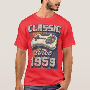 Classic 1959 63rd Birthday Retro Video Game Contro T-Shirt
