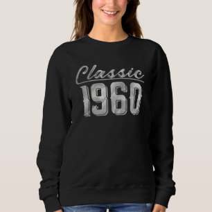 Classic 1960 All Genuine Parts B Day Vintage Retro Sweatshirt