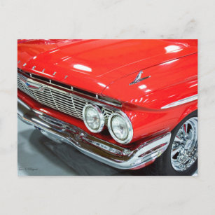 Classic 1961 Chevrolet Impala Postcard