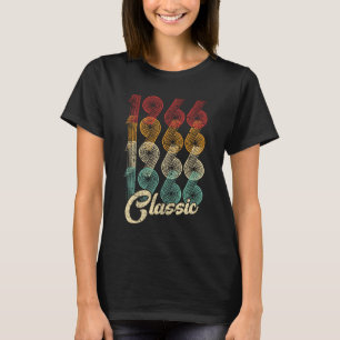 Classic 1966 Vintage 55th Birthday Gift T-Shirt