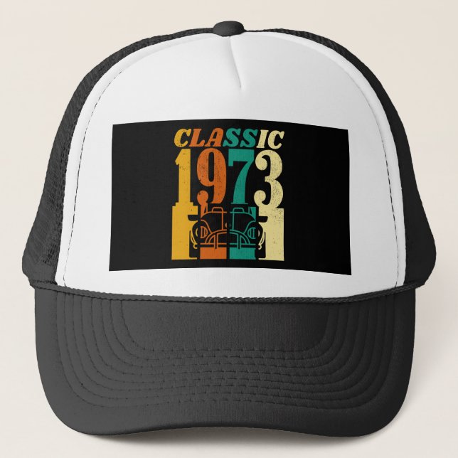 Classic 1973 52nd Birthday Trucker Hat (Front)