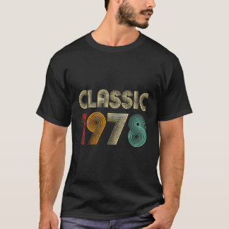 Classic 1978 Vintage 42Nd Birthday Gift Men Women T-Shirt