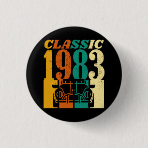 Classic 1983 42nd Birthday 3 Cm Round Badge