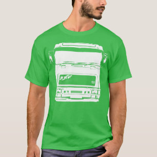 Classic 1990s ERF E lorry monoblock white T-Shirt