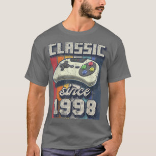 Classic 1998 24th Birthday Retro Video Game Contro T-Shirt