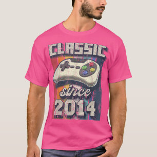 Classic 2014 8th Birthday Retro Video Game Control T-Shirt
