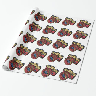 Classic 35mm SLR Camera Design Wrapping Paper