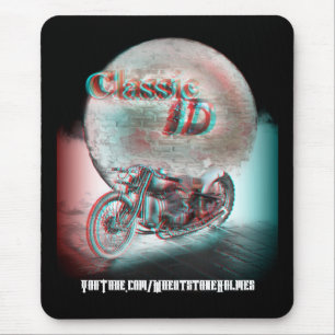 Classic 3D Motorcycle Mouse Pad