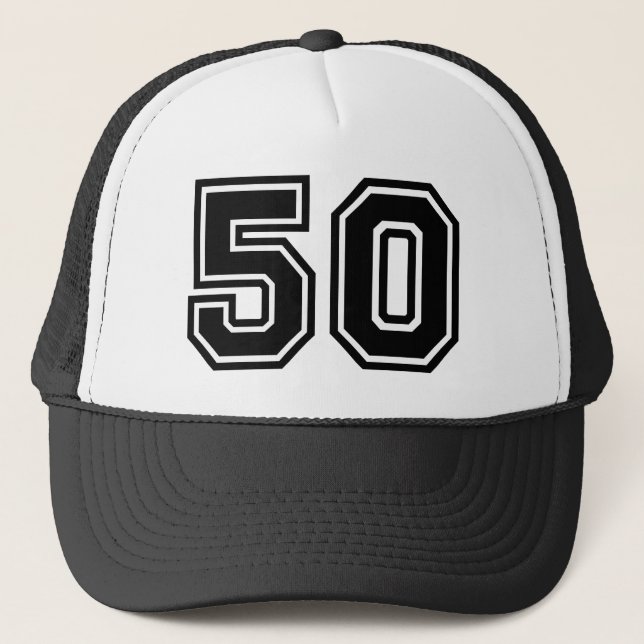 Classic 50th Birthday Party Trucker Hat (Front)
