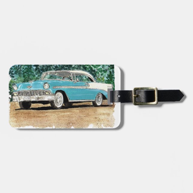 Classic 56 Chevy Bag Tag (Front Horizontal)