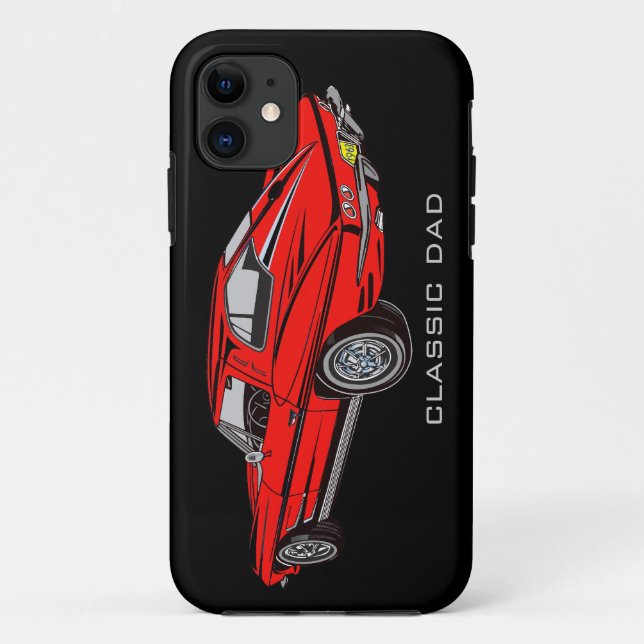 Classic 63 Red Corvette iPhone 5 Tough Case Mate (Back)