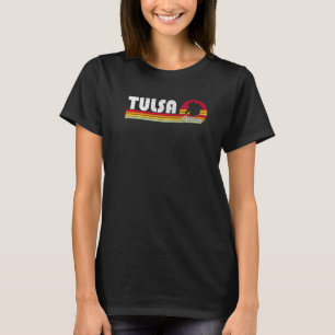 Classic 70s 80s Souvenir Vintage Retro Tulsa oklah T-Shirt