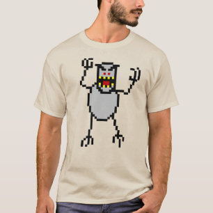 Classic 8-Bit Retro Ski Free Yeti T-Shirt