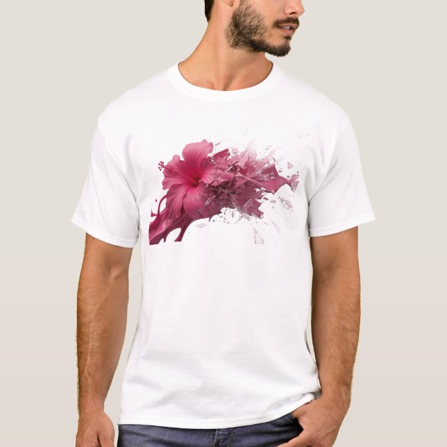 Classic ABSTRACT FLOWER 11 Original Design T-Shirt (Front)