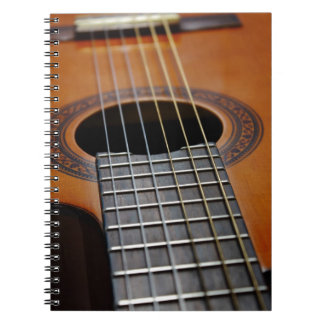 Classic Acoustic Guitar Spiral Notebook