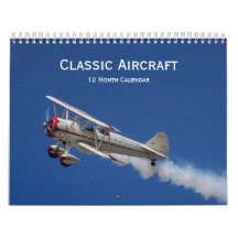 Classic Aircraft - 12 Month Calendar