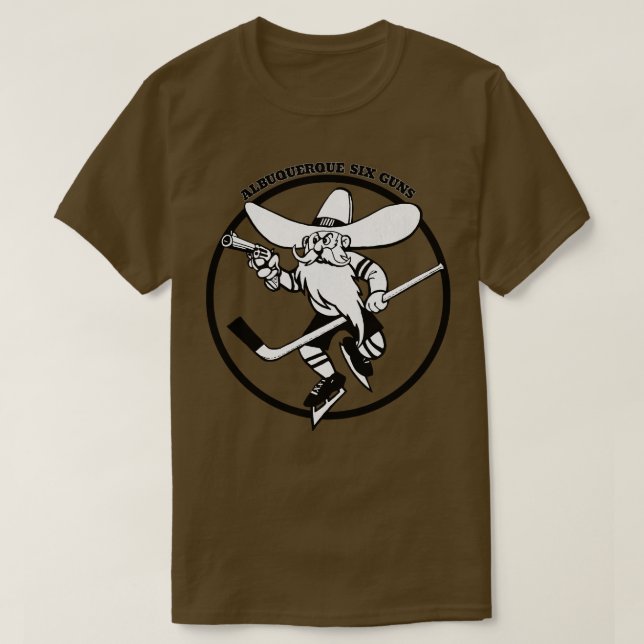Classic Albuquerque Six Guns Hockey 19736 T-Shirt (Design Front)