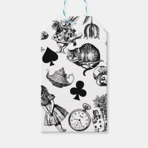  Classic Alice in Wonderland Characters: Original  Gift Tags