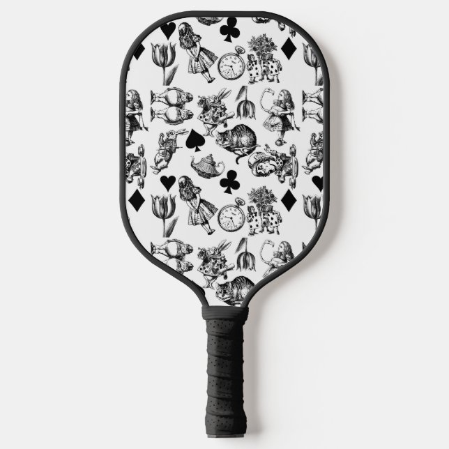  Classic Alice in Wonderland Characters: Original  Pickleball Paddle (Front)