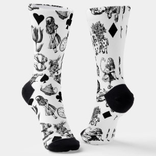  Classic Alice in Wonderland Characters: Original  Socks