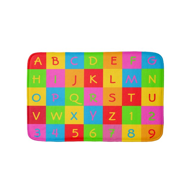 Classic Alphabet and Number Mats gargoyle font (Front)