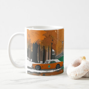 Classic American Cars Wall Art Print, Vintage cars Coffee Mug