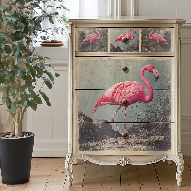 Classic American Flamingo Blue Decoupage Tissue Paper (Creator Uploaded)