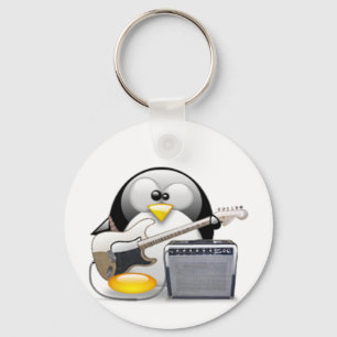 Classic American Guitar and Amplifier Tux Key Ring