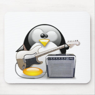 Classic American Guitar and Amplifier Tux Mouse Pad