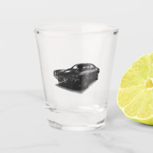 Classic American Muscle Car Retro Vintage 60s 70s  Shot Glass