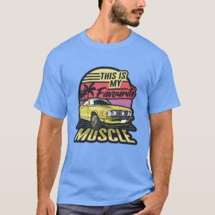 Classic american muscle cars vintage Design retro T-Shirt