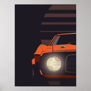 Classic American Muscle Poster