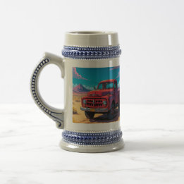 Classic American Pickup Beer Stein