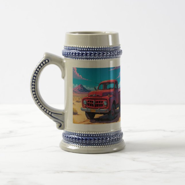 Classic American Pickup Beer Stein (Left)