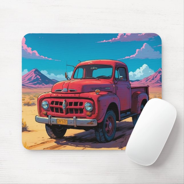 Classic American Pickup  Mouse Pad (With Mouse)