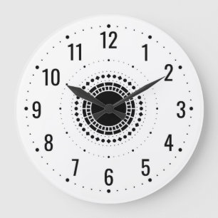 Classic Analogue Clock - White Standard Clock