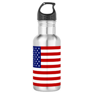 Classic and Cool American Flag Patriotic 532 Ml Water Bottle