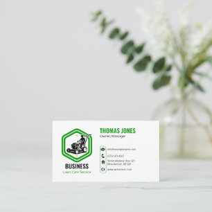 Classic and Dependable Lawn Care Experienced Business Card