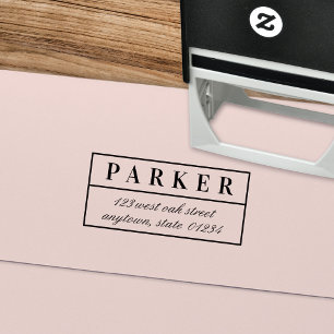 Classic and Elegant Type Return Address Self-inking Stamp