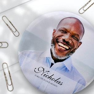 Classic and Simple Photo Memorial 6 Cm Round Badge